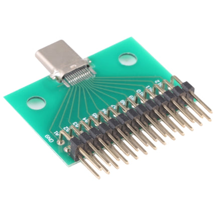 Type C Male Test Board USB 3.1 with PCB Board 24P+2P Connector, Type C Male