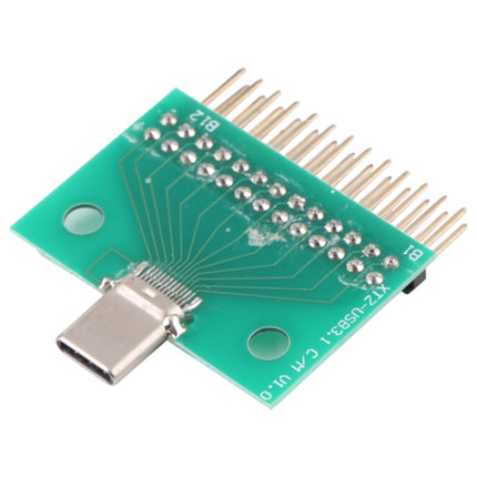 Type C Male Test Board USB 3.1 with PCB Board 24P+2P Connector, Type C Male