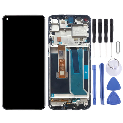 For OnePlus Nord N10 5G BE2029 Digitizer Full Assembly with Frame OEM LCD Screen