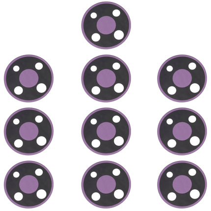 10 PCS Back Camera Lens for Nokia 3.4 TA-1288 TA-1285 TA-1283, For Nokia 3.4  (Blue), For Nokia 3.4  (Purple)