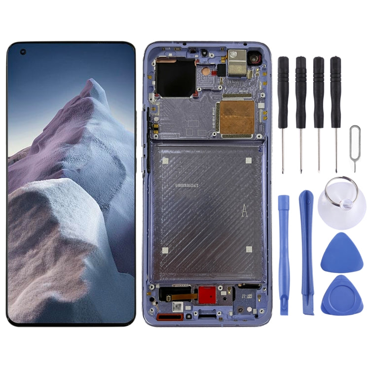 Original AMOLED Material LCD Screen and Digitizer Full Assembly With Frame for Xiaomi Mi 11 Ultra / Mi 11 Pro M2102K1G M2102K1C M2102K1AC, For Xiaomi Mi 11 Ultra / Mi 11 Pro(Original), For Xiaomi Mi 11 Ultra(Original)