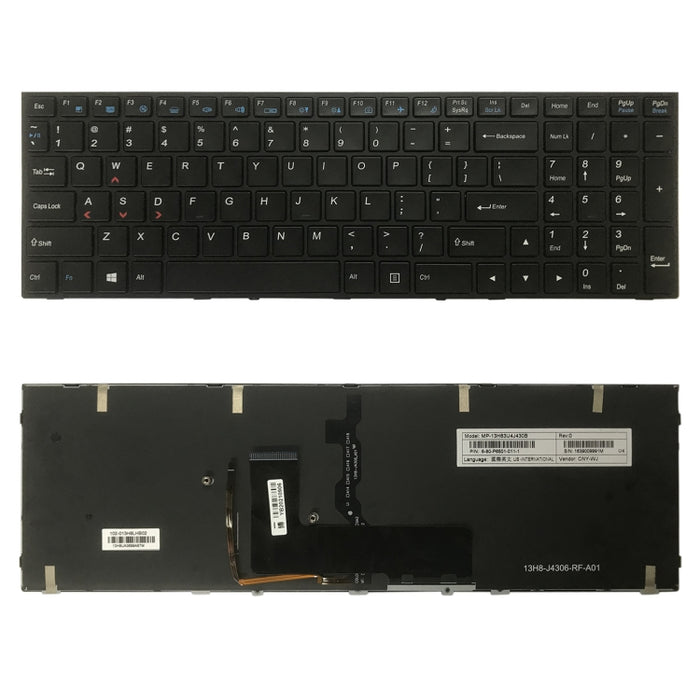 US Version Keyboard With Back Light for Hasee Z7M Z7-KP7GS ZX7-CP5S2 Z7M-CT7GS Z7M-KP7G1 Z7M-KP5GS K690E, For Hasee Z7M