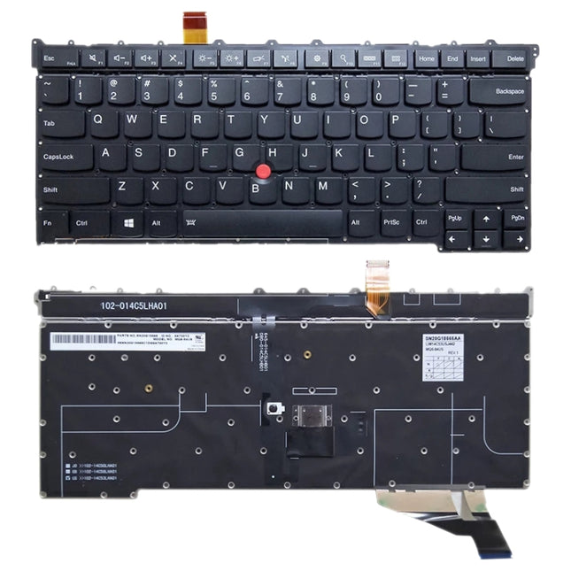US Version Keyboard With Back Light for Lenovo Thinkpad X1 Carbon 3rd Gen 2015, For Lenovo Thinkpad X1
