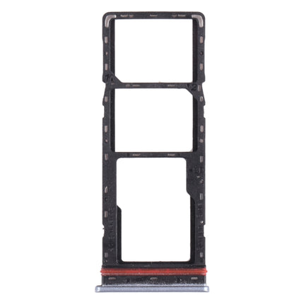 For infinix Hot 8 Lite X650 SIM Card Tray + SIM Card Tray + Micro SD Card Tray, For infinix Hot 8 Lite