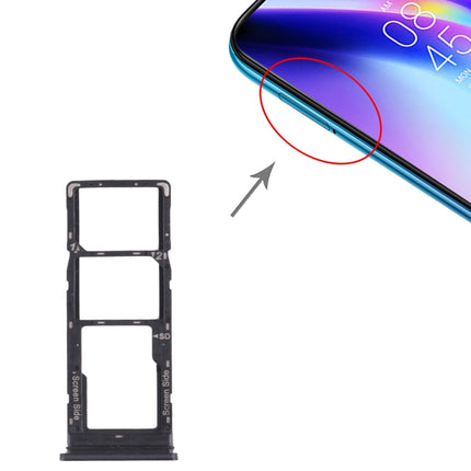For Tecno Pouvoir 4 Pro / Pouvoir 4 LC7 SIM Card Tray + SIM Card Tray + Micro SD Card Tray