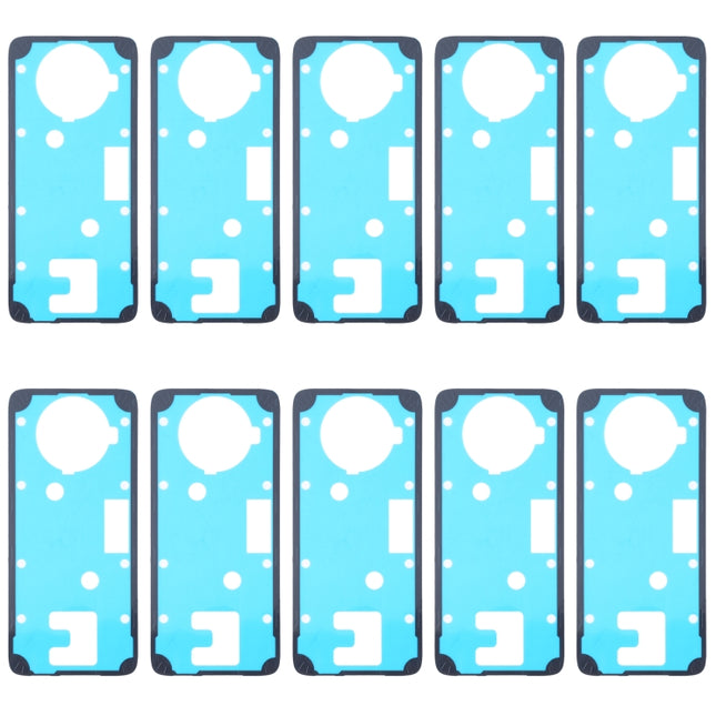 10 PCS Back Housing Cover Adhesive for Xiaomi Redmi Note 9 Pro 5G / Mi 10T Lite 5G