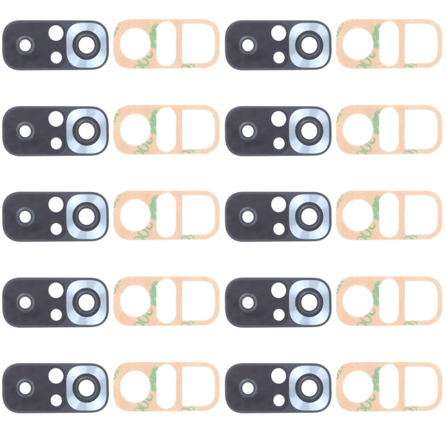 10 PCS Back Camera Lens for Xiaomi Redmi Note 10S M2101K7BG M2101K7BI M2101K7BNY