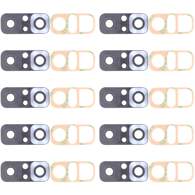 10 PCS Back Camera Lens for Xiaomi Redmi Note 10 Pro (India) / Redmi Note 10 Pro Max / Redmi Note 10 Pro M2101K6G M2101K6R M2101K6P M2101K6I