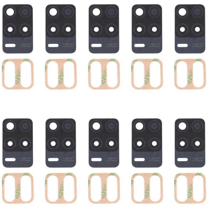 For OPPO Realme Q3 5G 10pcs Back Camera Lens, For OPPO Realme Q3 5G