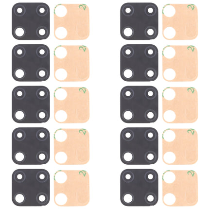 For OPPO Realme C25 RMX3193, RMX3191 10pcs Back Camera Lens