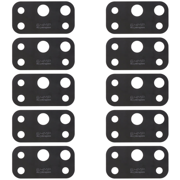 For OPPO Realme 7 Pro RMX2170 10pcs Back Camera Lens, For OPPO Realme 7 Pro