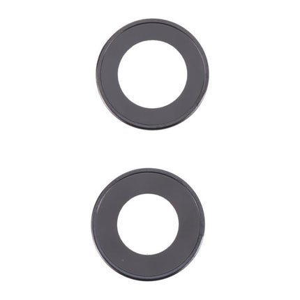 2 PCS Rear Camera Glass Lens Metal Inside Protector Hoop Ring for iPhone 13 / 13 Mini