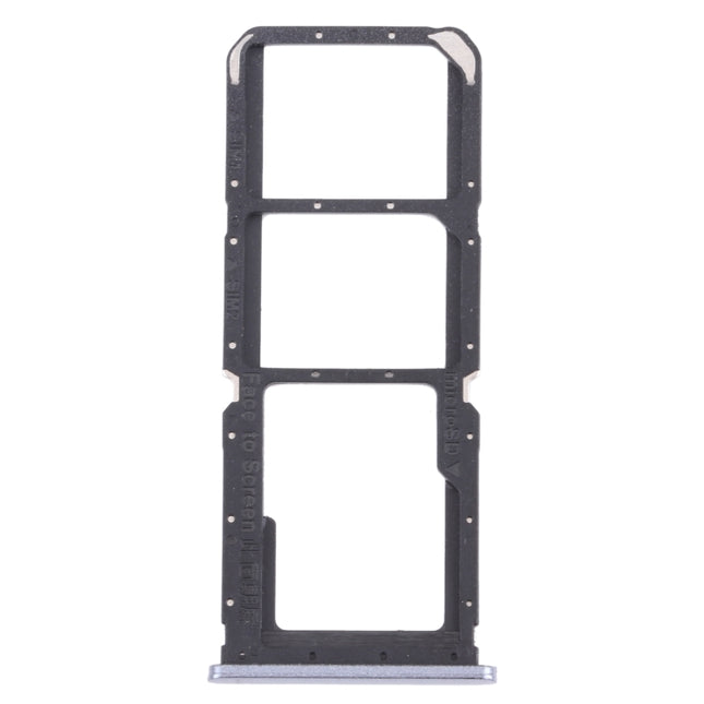 For OPPO A55 PEMM00, PEMM20, PEMT00, PEMT20  SIM Card Tray + SIM Card Tray + Micro SD Card Tray, For OPPO A55