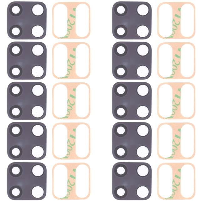 10 PCS Back Camera Lens for Xiaomi Redmi Note 9 Pro M2003J6B2G