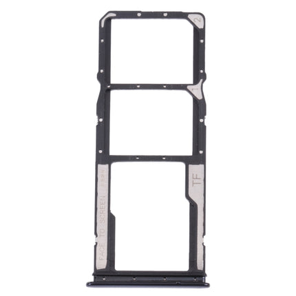 SIM Card Tray + SIM Card Tray + Micro SD Card Tray for Xiaomi Redmi Note 10 4G / Redmi Note 10S M2101K7AI, M2101K7AG, M2101K7BG, M2101K7BI, M2101K7BNY, M2101K7BL, For Xiaomi Redmi Note 10 4G