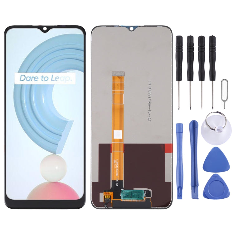 Original LCD Screen and Digitizer Full Assembly for OPPO Realme C21Y RMX3261, For Realme C21Y (Original)