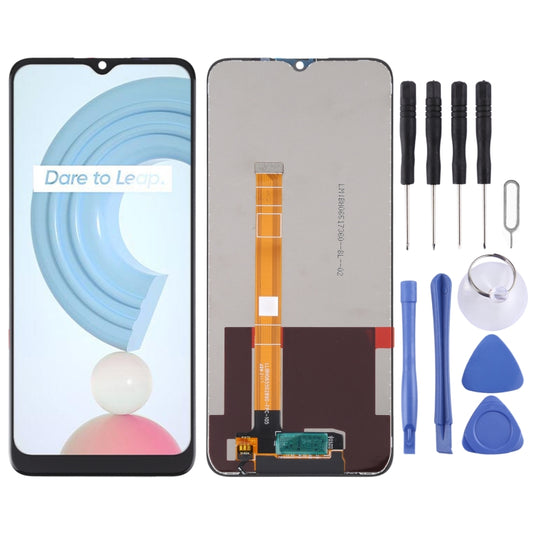 Original LCD Screen and Digitizer Full Assembly for OPPO Realme C21Y RMX3261, For Realme C21Y (Original)