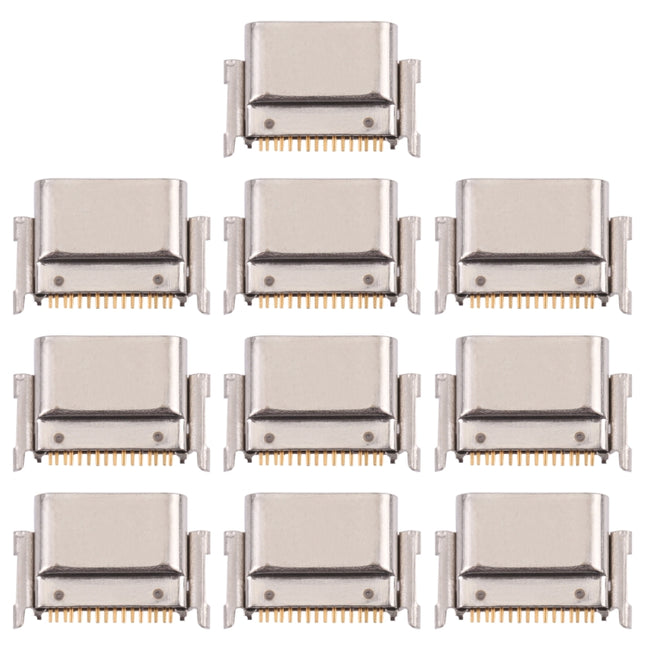 10 PCS Charging Port Connector for LG K50S LMX540HM, LM-X540, LM-X540BMW, LMX540BMW