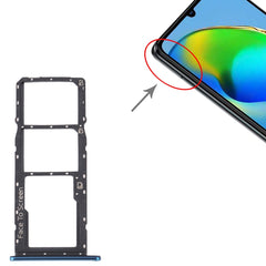 For ZTE Blade V40 Vita SIM Card Tray + SIM Card Tray + Micro SD Card Tray