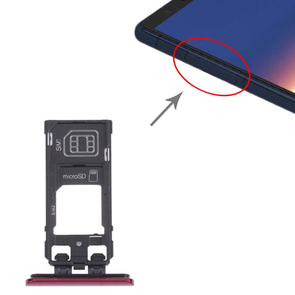 SIM Card Tray + SIM Card Tray / Micro SD Card Tray for Sony Xperia 5