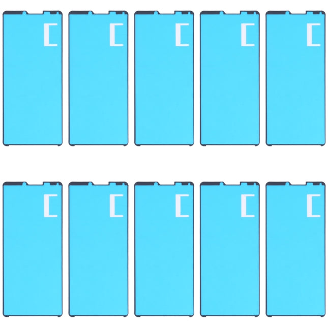 10 PCS Original Front Housing Adhesive for Sony Xperia 10 III / Xperia 10 II