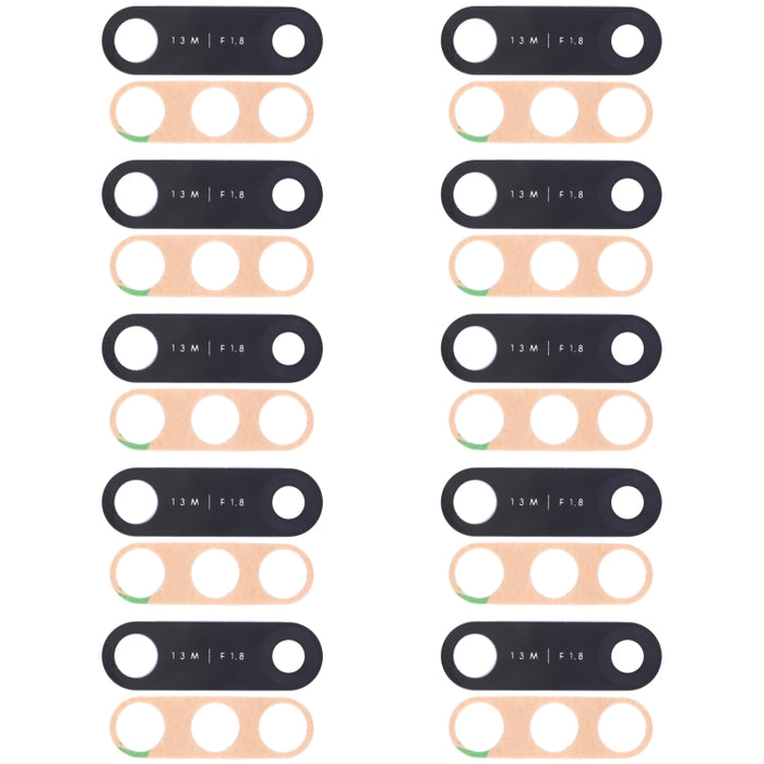 For Infinix Hot 7 X624B, X624, X652A 10pcs Back Camera Lens, For Infinix Hot 7