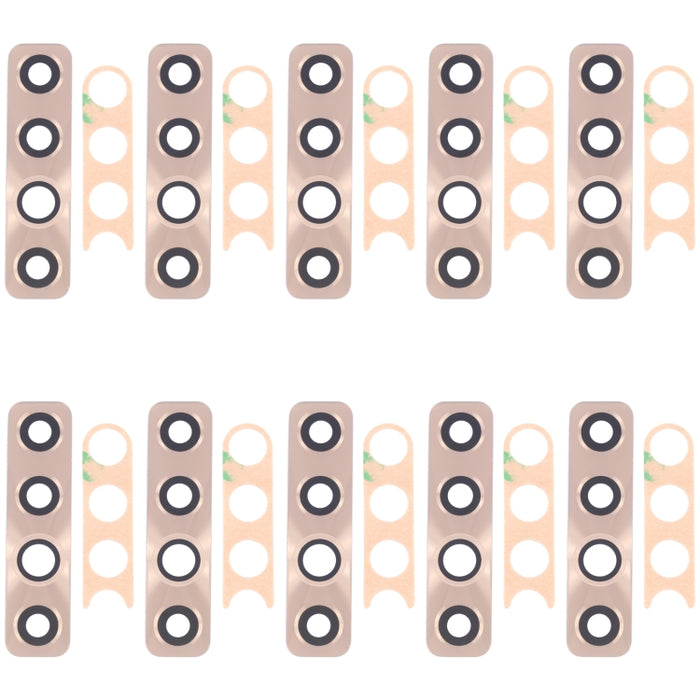 For Tecno Camon 17P CG7 10pcs Back Camera Lens, For Tecno Camon 17P CG7