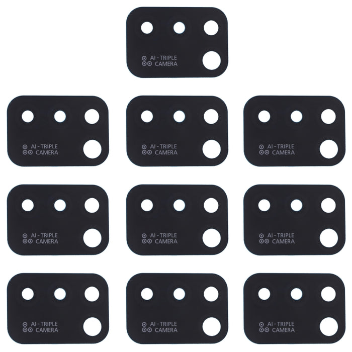 For Infinix Smart 5 / Hot 10 Lite X657, X657C, X657B 10pcs Back Camera Lens, For Infinix Smart 5 / Hot 10 Lite