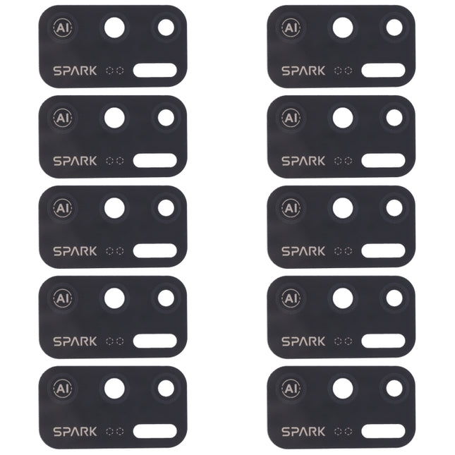 For Tecno Spark 5 Air KD6a 10pcs Back Camera Lens