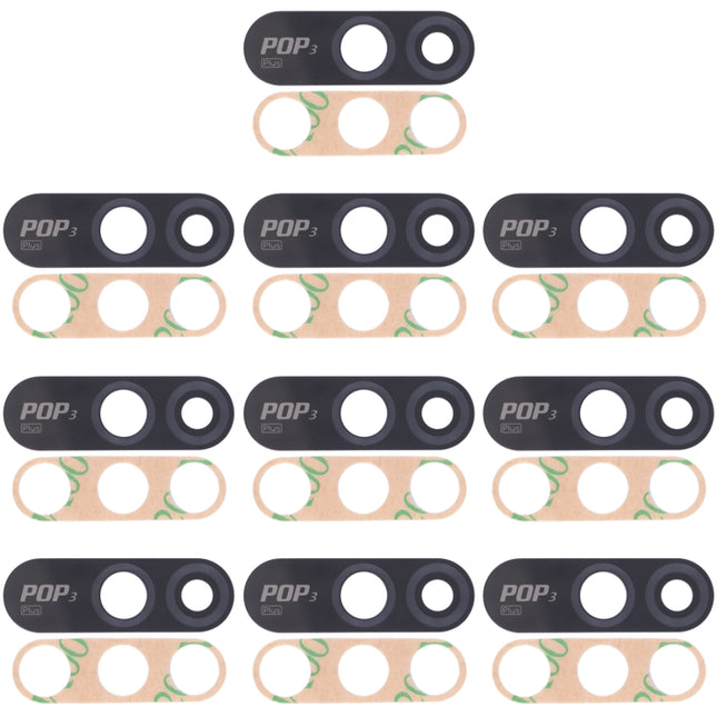 For Tecno Pop 3 Plus 10pcs Back Camera Lens