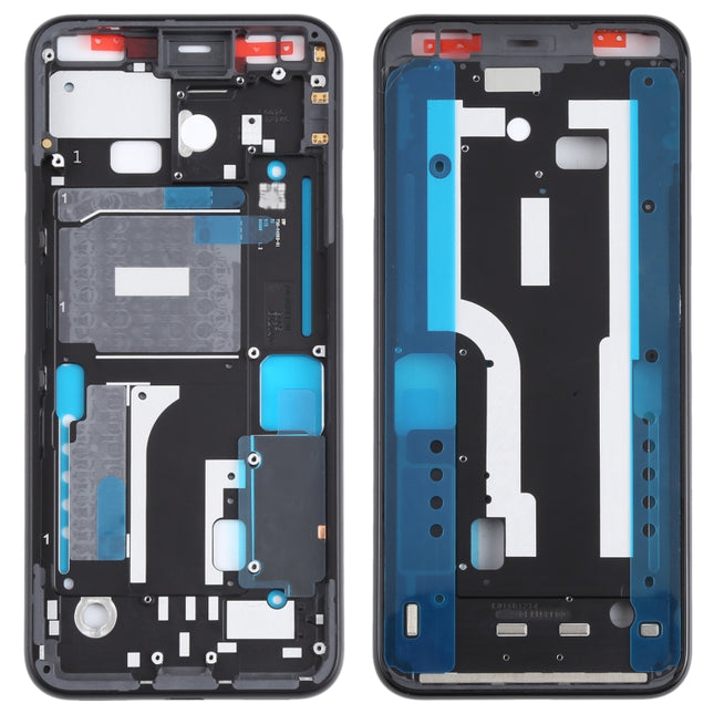 For Google Pixel 7 Front Housing LCD Frame Bezel Plate, For Google Pixel 4