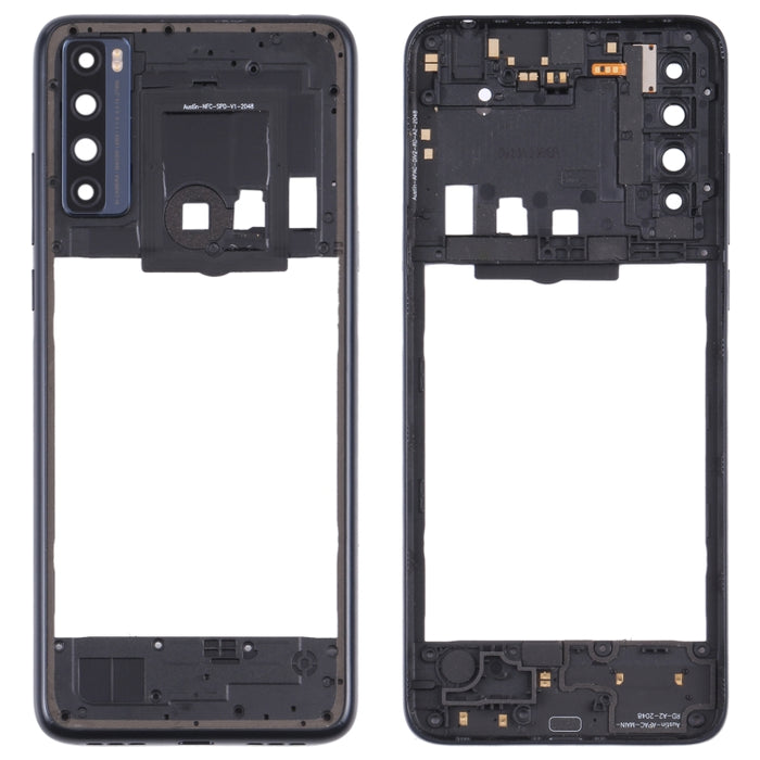 Original Middle Frame Bezel Plate for TCL 20 SE T671H, For TCL 20 SE (Original)