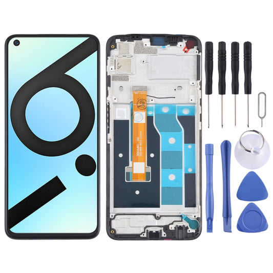 LCD Screen and Digitizer Full Assembly with Frame for OPPO Realme 6i (India) / Realme 6s / Realme Narzo RMX2002, For Realme 6i (India)/Realme 6s