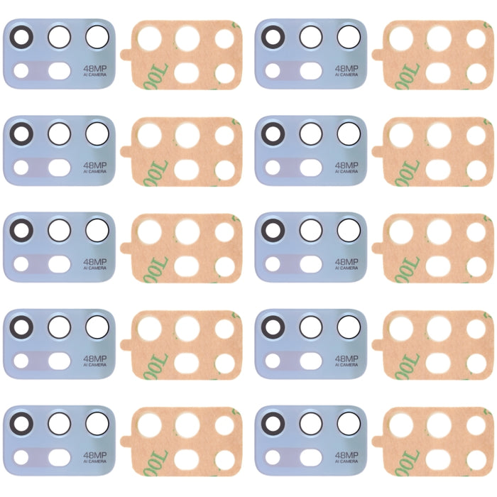 10 PCS Back Camera Lens for Motorola Moto G20 XT2128-1 XT2128-2, For Motorola Moto G20