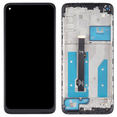 LCD Screen and Digitizer Full Assembly with Frame for Motorola Moto G8 XT2045-1