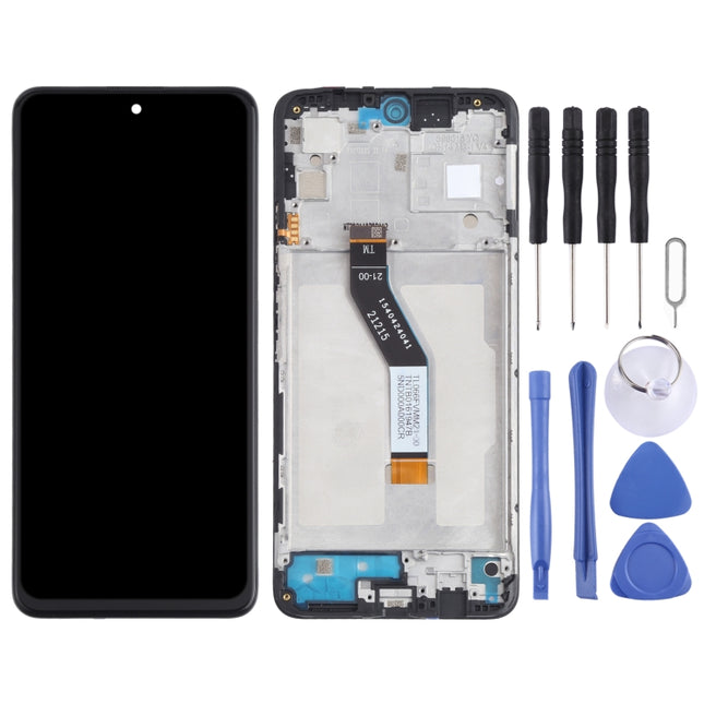 IPS Material Original LCD Screen and Digitizer Full Assembly With Frame for Xiaomi Redmi Note 11 (China) 21091116AC / Poco M4 Pro 5G 21091116AG, MZB0BGVIN / Redmi Note 11S 5G