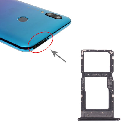SIM Card Tray + SIM Card Tray / Micro SD Card Tray for Huawei P Smart (2019), For Huawei P Smart (2019)