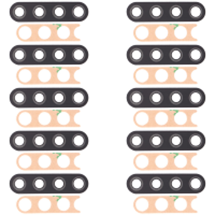 10 PCS Back Camera Lens for LG K51 / Q51 LM-Q510N K500MM, For LG K51 / Q51