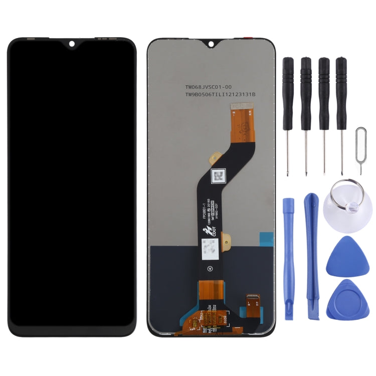 LCD Screen and Digitizer Full Assembly for Tecno Spark 7P KF7j
