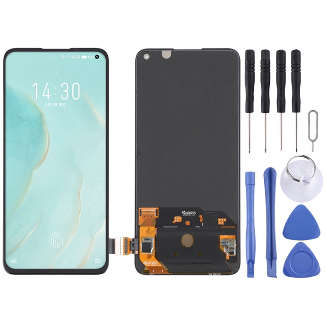 Original Super AMOLED Material LCD Screen and Digitizer Full Assembly for Meizu 17 Pro / 17, For Meizu 17 Pro / 17