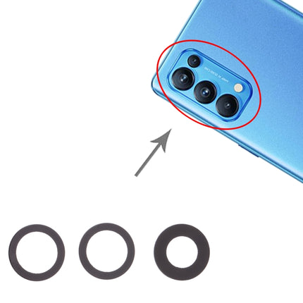 For OPPO Reno5 Pro 5G / Reno6 Pro 5G 10pcs Back Camera Lens