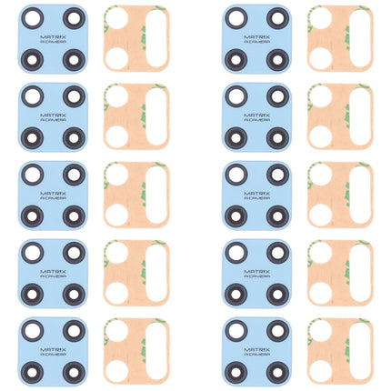 For OPPO Realme C25Y RMX3265, RMX3268 10pcs Back Camera Lens