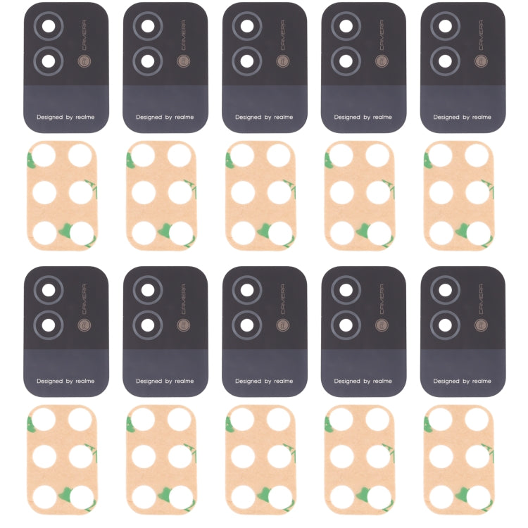 For OPPO Realme Narzo 50i RMX3235 10pcs Back Camera Lens