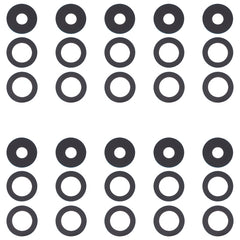 For OPPO Reno6 4G / Reno6 5G / Reno6 Z 10pcs Back Camera Lens