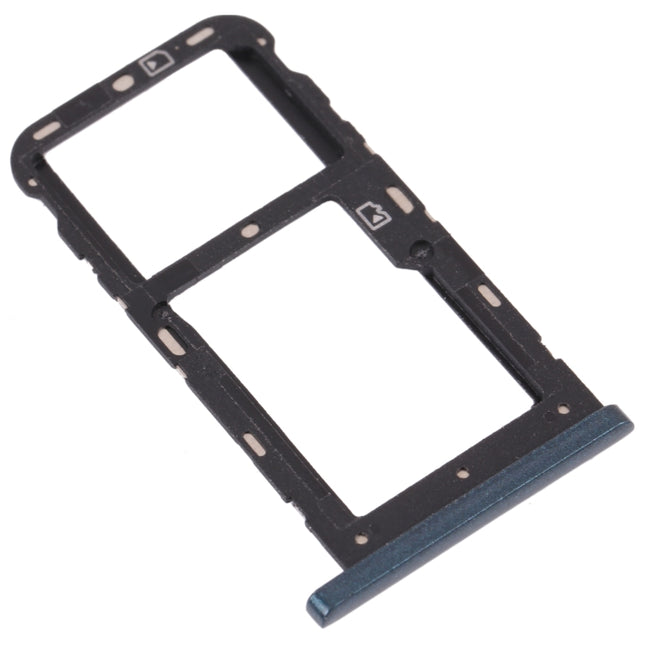 SIM Card Tray + SIM Card Tray / Micro SD Card Tray for ZTE Blade V10 Vita, For ZTE Blade V10 Vita(Dark Green), For ZTE Blade V10 Vita