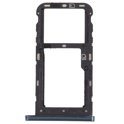 SIM Card Tray + SIM Card Tray / Micro SD Card Tray for ZTE Blade V10 Vita, For ZTE Blade V10 Vita, For ZTE Blade V10 Vita(Dark Green)