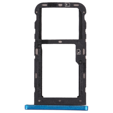 SIM Card Tray + SIM Card Tray / Micro SD Card Tray for ZTE Blade V10 Vita, For ZTE Blade V10 Vita, For ZTE Blade V10 Vita(Dark Green)