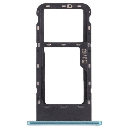 SIM Card Tray + Micro SD Card Tray for ZTE Blade V2020 Smart, For ZTE Blade V2020 Smart(Frosted green)
