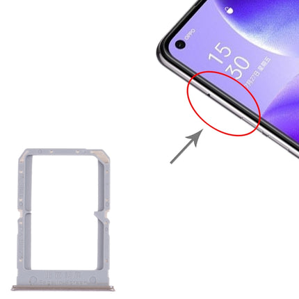 For OPPO Reno5 5G / Find X3 Lite PEGM00 PEGT00 CPH2145  SIM Card Tray + SIM Card Tray, For OPPO Reno5 5G / Find X3 Lite