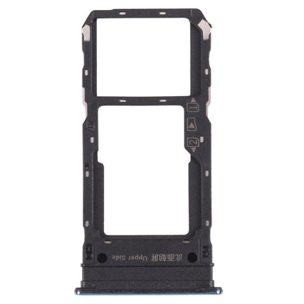 For vivo Y76s V2156A SIM Card Tray + SIM Card Tray / Micro SD Card Tray, For vivo Y76s